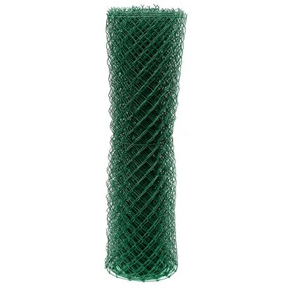 Poplastované pletivo zelené oko 50x50mm, 100cm 15m